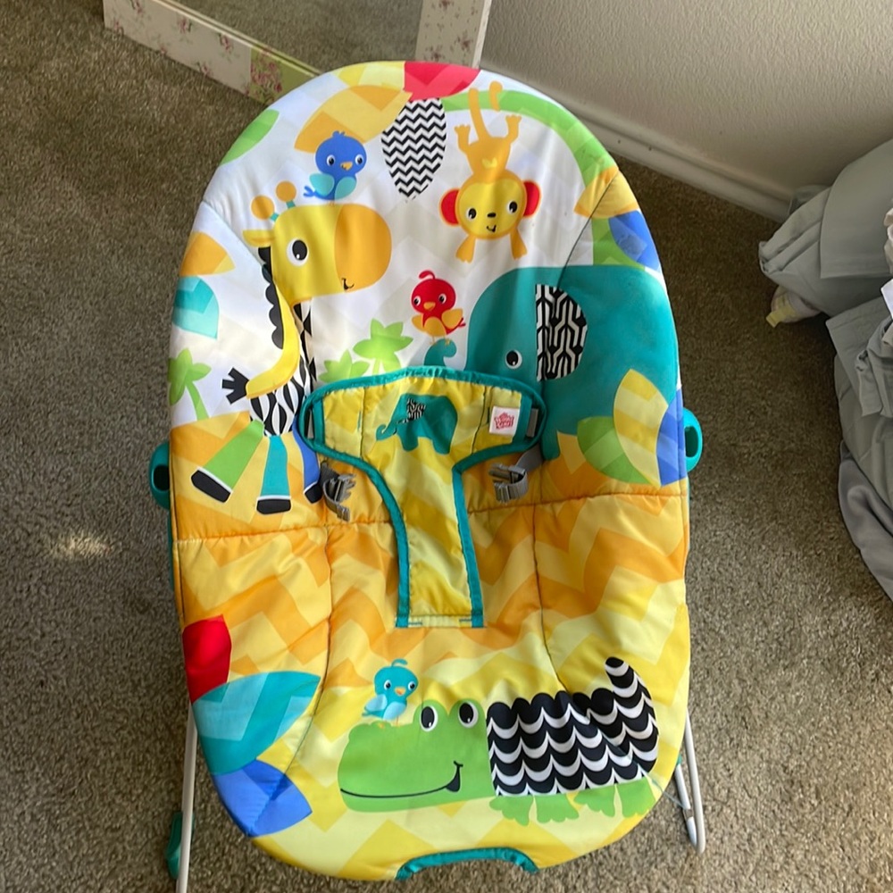 Baby bouncer- lightly used.